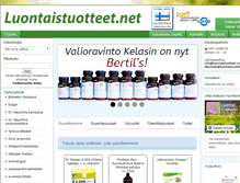 Tablet Screenshot of luontaistuotteet.net